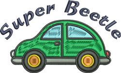 Super Beetle - 4x4 beetle detailed embroidery design for Childrens T-shirts