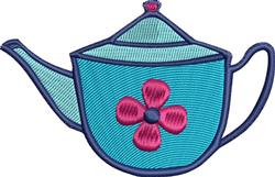 kettle detailed machine digital embroidery - Tea Kettle perfect for kitchen aprons