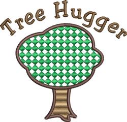 beginner-friendly tree machine embroidery pattern - Tree Hugger for cute baby onesies