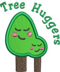 Tree Huggers - 4x4 tree detailed machine embroidery design perfect for Book Covers