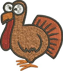Turkey - 4x4 bird detailed machine embroidery design perfect for Kids T-shirts
