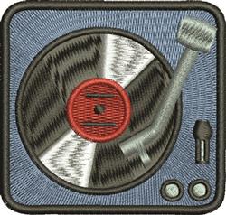 Turntable - 4x4 turntable detailed machine embroidery design for kitchen tea towels