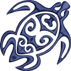 outline beginner-friendly machine embroidery - Turtle Outline for patchwork quilt blocks