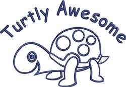 outline beginner-friendly machine embroidery - Turtle Outline for insulated lunch bags