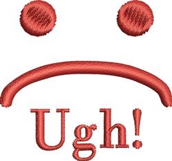 face quick stitch machine embroidery - Ugh Face perfect for decorative pillow covers