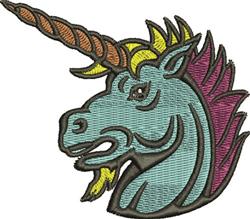 unicorn detailed machine embroidery - Unicorn perfect for decorative pillow covers