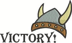 Victory - 4x4 victory beginner-friendly embroidery design for decorative pillow covers