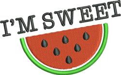 Playful watermelon slice with vibrant pink-red interior, black seeds, and green rind for summer-themed decor.