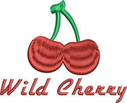 cherry beginner-friendly machine embroidery - Wild Cherry for reusable tote bags