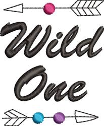 one quick stitch machine digital embroidery - Wild One perfect for cute baby onesies