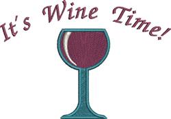time beginner-friendly machine embroidery - Wine Time perfect for reusable tote bags