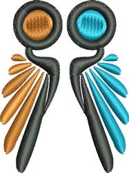 pattern quick stitch machine embroidery - Wing Pattern for patchwork quilt blocks