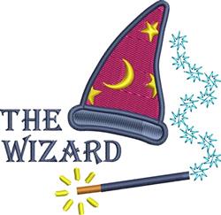 Wizard hat in purple with yellow stars and blue sparkles, perfect for seasonal fantasy events.