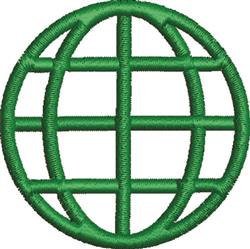 globe quick stitch machine embroidery - World Globe for Sustainable Merchandise