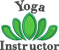 Yoga Instructor - 4x4 leaf beginner-friendly embroidery design for Spa Towels