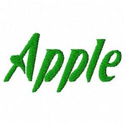 Apple - 4x4 leaf quick stitch machine embroidery design perfect for Garden Decor