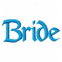 quick stitch bride machine embroidery pattern - Bride perfect for Bridal Gifts