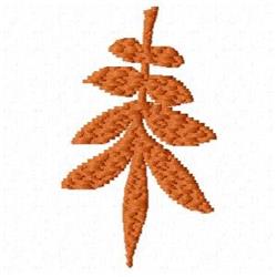 Brown Leaf - 4x4 tree quick stitch machine embroidery design for Creative Invitations