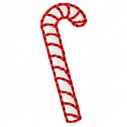 cane quick stitch machine embroidery - Candy Cane perfect for Ornament Covers