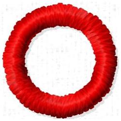 circle quick stitch machine digital embroidery - Circle perfect for Holiday Pillows