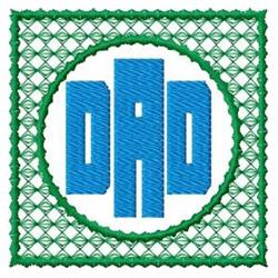 Dad - 4x4 dad detailed machine digital embroidery design for decorative pillow covers