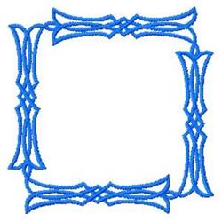 Decorative Frame - 4x4 frame detailed embroidery design for patchwork quilt blocks