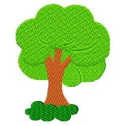 tree detailed machine embroidery - Decorative Tree perfect for cute baby onesies