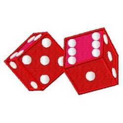 Dice - 4x4 dice detailed machine machine embroidery design perfect for Baby Blankets