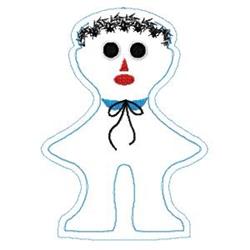 doll beginner-friendly machine digital embroidery - Doll perfect for kitchen aprons