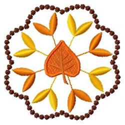 beginner-friendly autumn tree machine embroidery pattern - Fall Leaf Decoration for decorative pillow covers