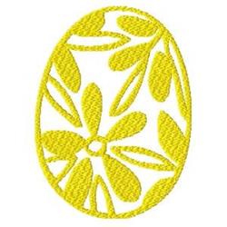 Floral Easter Egg - 4x4 Easter eggs detailed embroidery design for Beach Towels