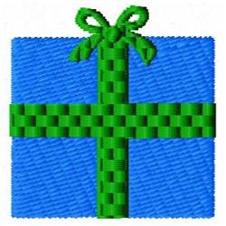 Gift Box - 4x4 box quick stitch machine embroidery design perfect for holiday gift bags