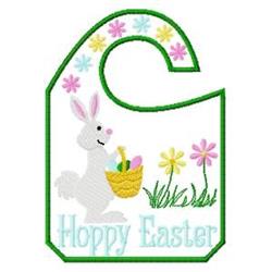 bunny rabbit detailed machine embroidery - Hoppy Easter for decorative pillow covers