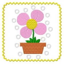 Flower Blocks Embroidery Design