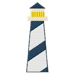 beginner-friendly lighthouse machine embroidery pattern - Lighthouse for decorative pillow covers