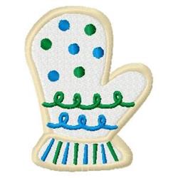 Mitten Cookie - 5x7 cookie detailed machine embroidery design for cute baby onesies