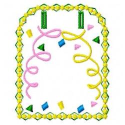 Present Tag - 4x4 tag beginner-friendly machine embroidery design for cute baby onesies