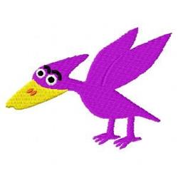 beginner-friendly pterodactyl machine embroidery pattern - Pterodactyl for decorative pillow covers