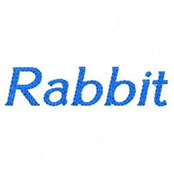 Rabbit - 4x4 bunny rabbit quick stitch embroidery design for Kids Sweatshirts
