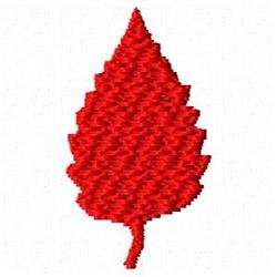 tree quick stitch machine embroidery - Red Leaf perfect for Table Centerpieces