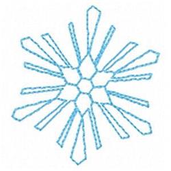 quick stitch winter snowflake redwork machine embroidery pattern - Snowflake for Blankets