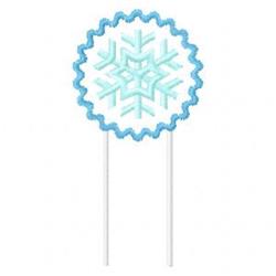 snowflake quick stitch machine embroidery - Snowflake perfect for Gift Wrapping