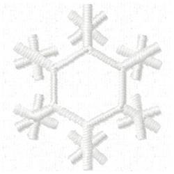 Snowflake - 4x4 snowflake quick stitch embroidery design for patchwork quilt blocks