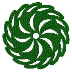 detailed shape machine embroidery pattern - Spinning Shape for holiday gift bags