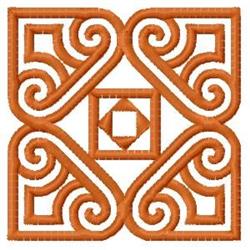 detailed embellishment machine embroidery pattern - Square Scrollwork Embellishment for decorative pillow covers