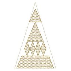 triangle beginner-friendly machine embroidery - Stacked Triangles for Sweaters