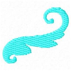 scrollwork quick stitch machine embroidery - Swirly Scrollwork for kitchen aprons