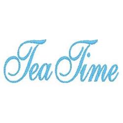 detailed time machine embroidery pattern - Tea Time perfect for Cultural Workshops
