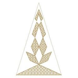 diamond beginner-friendly machine embroidery - Triangle Diamonds for festive table runners