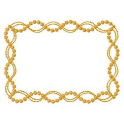 Twisted Frame - 4x4 frame beginner-friendly embroidery design for reusable tote bags